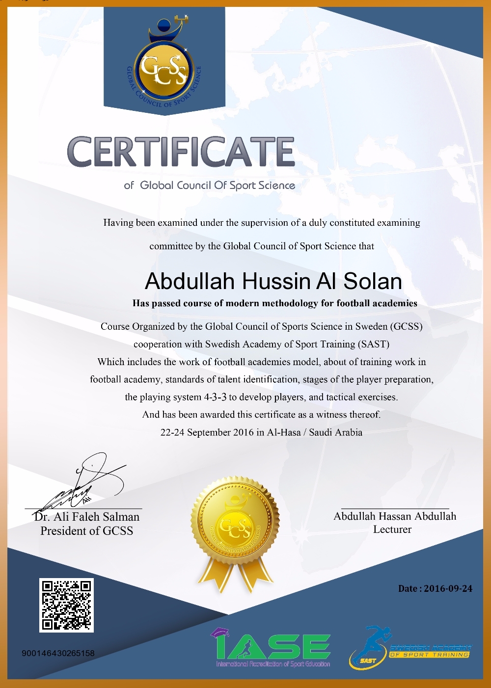Abdullah Hussin Al Solan